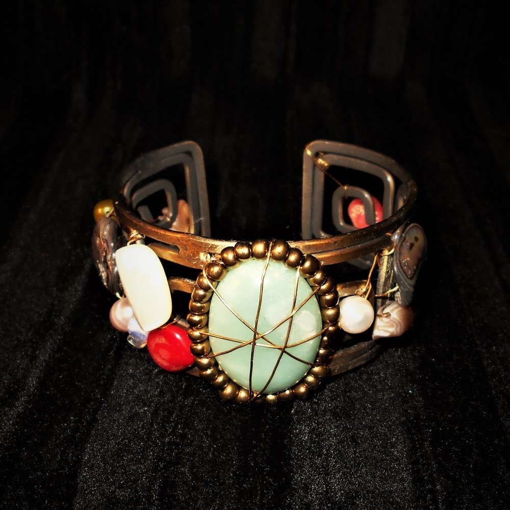 Handcrafted cuff bracelet